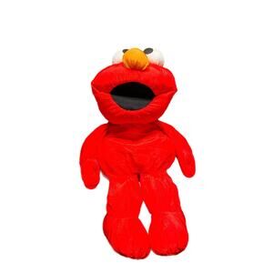 Vintage 1995 Playskool Plush Stuffed Red Elmo Sesame Street 28”